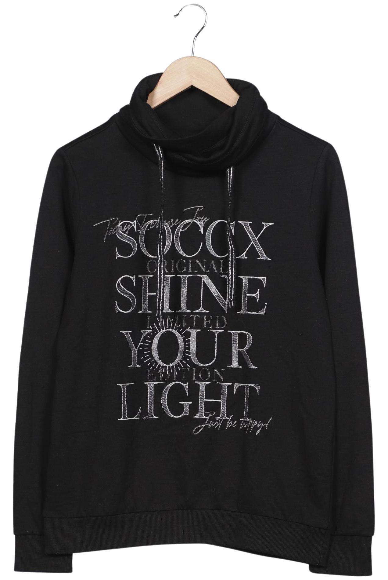 

Soccx Damen Sweatshirt, schwarz, Gr. 38