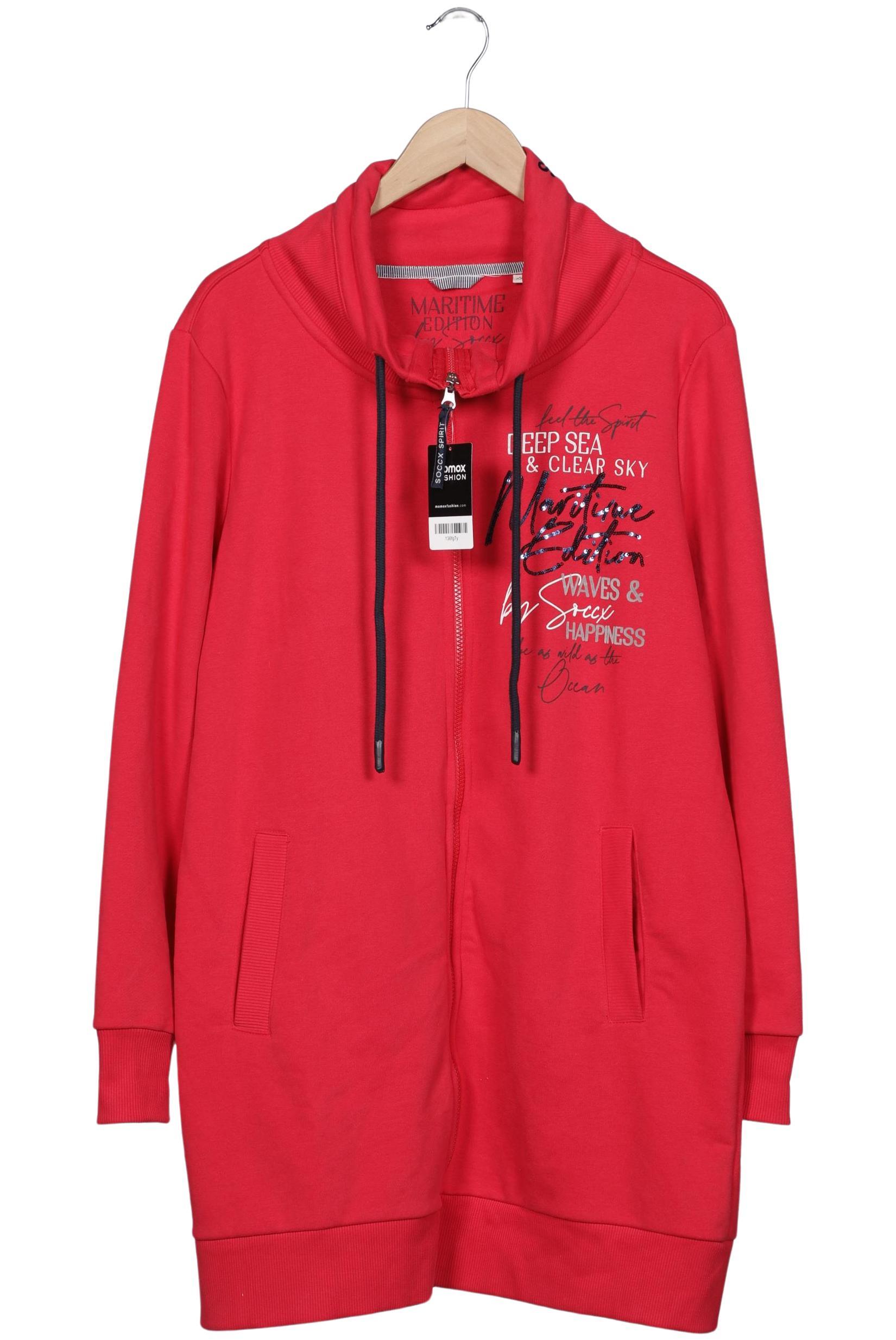 

Soccx Damen Sweatshirt, rot, Gr. 44
