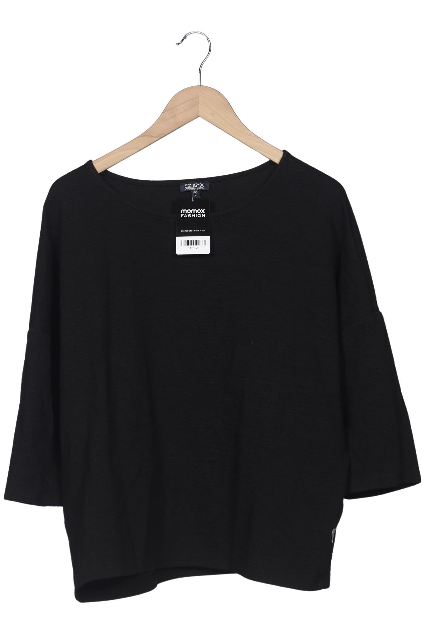 

Soccx Damen Sweatshirt, schwarz, Gr. 40