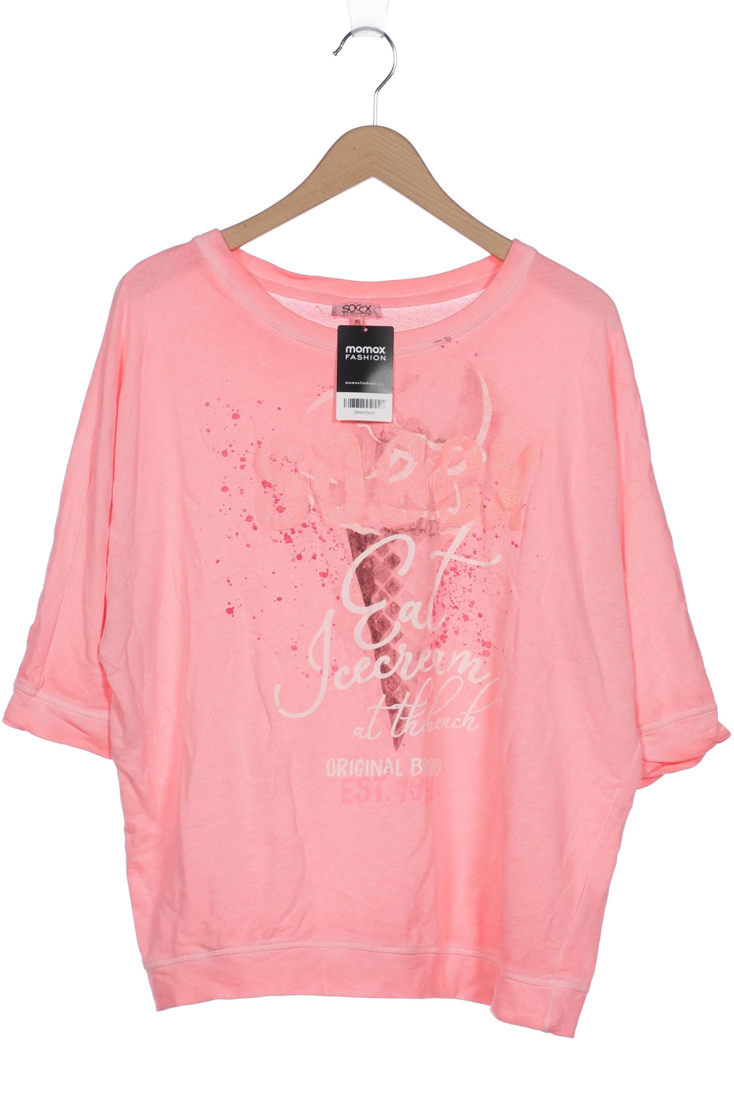 

SOCCX Damen Sweatshirt, pink