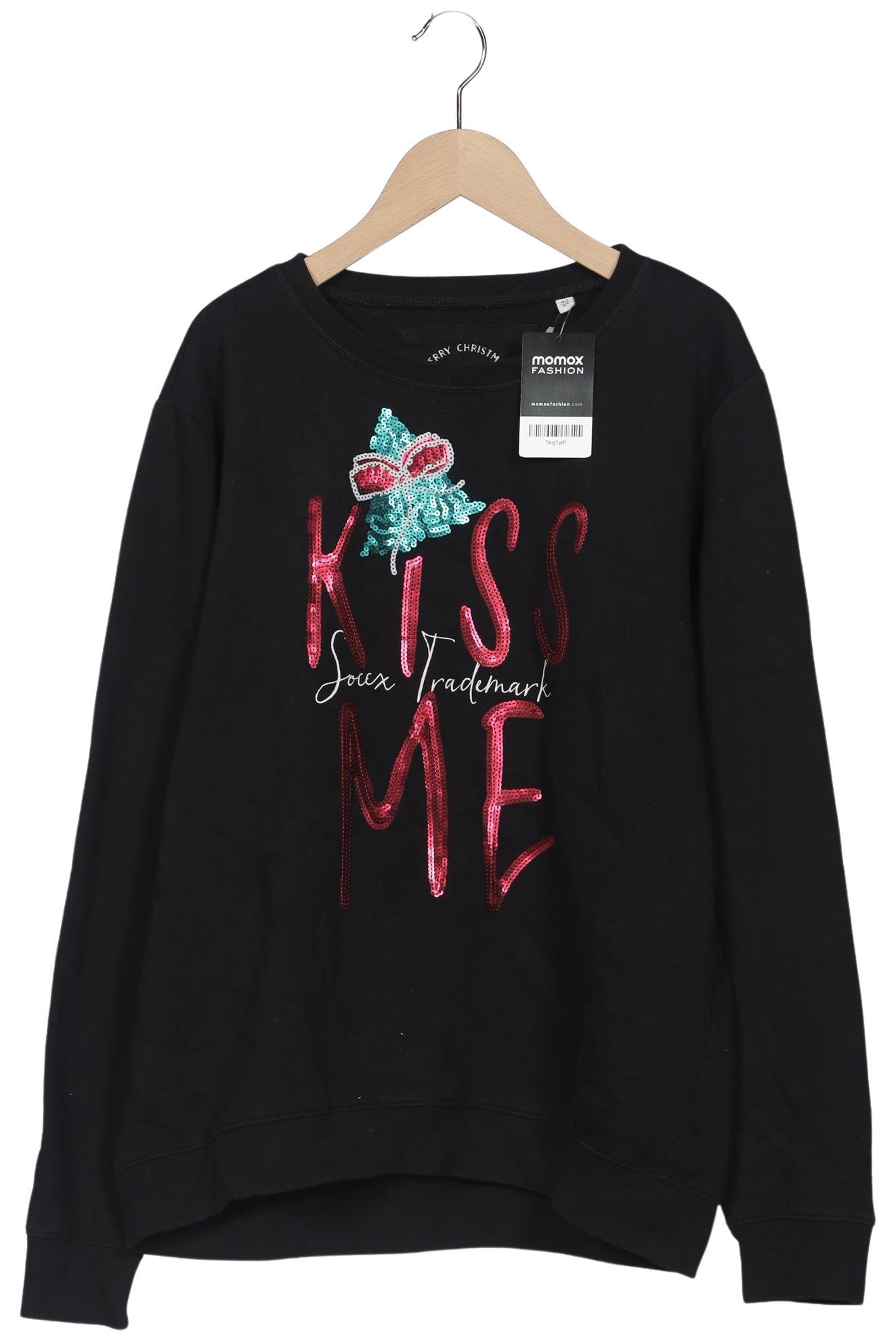 

Soccx Damen Sweatshirt, schwarz, Gr. 42