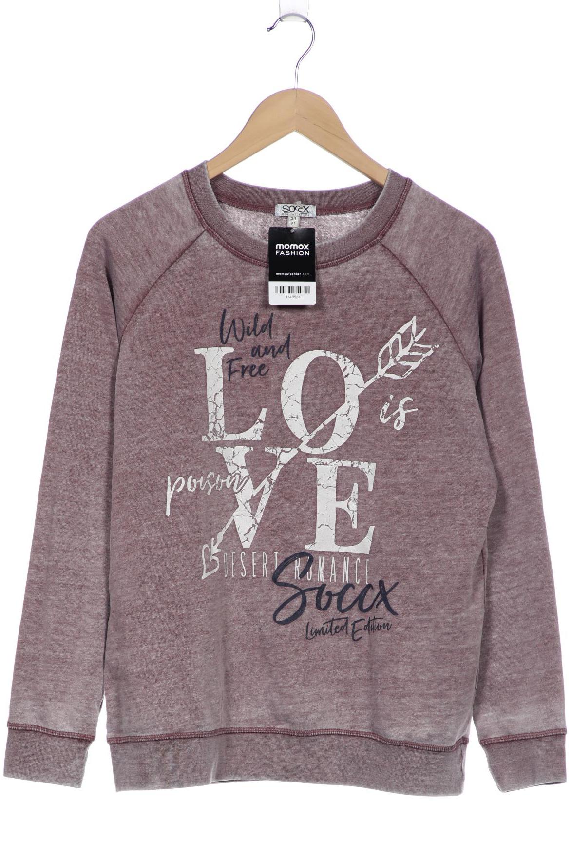 

SOCCX Damen Sweatshirt, bordeaux