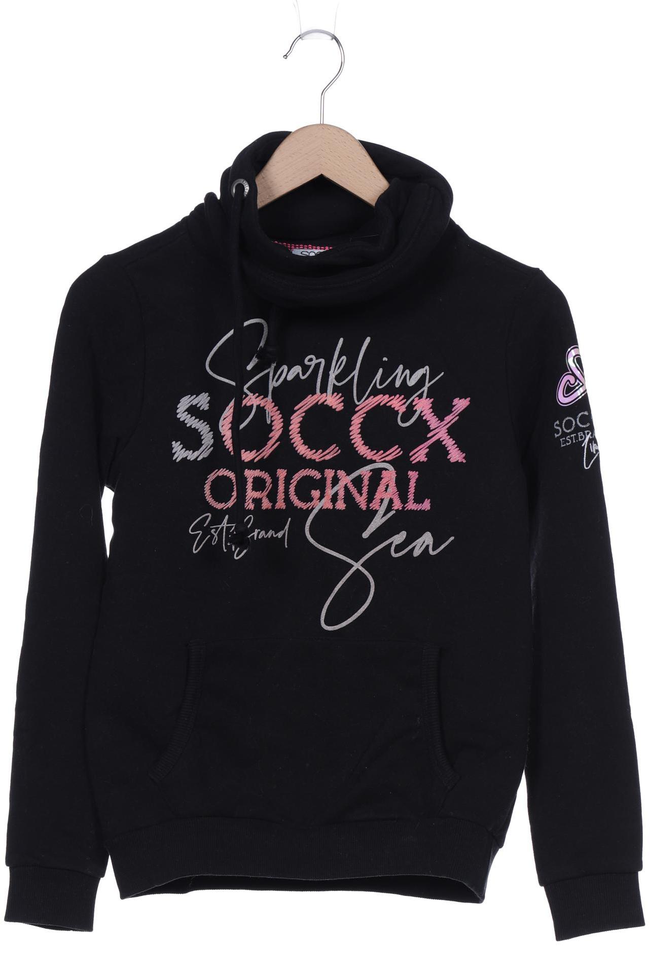 

Soccx Damen Sweatshirt, schwarz, Gr. 36