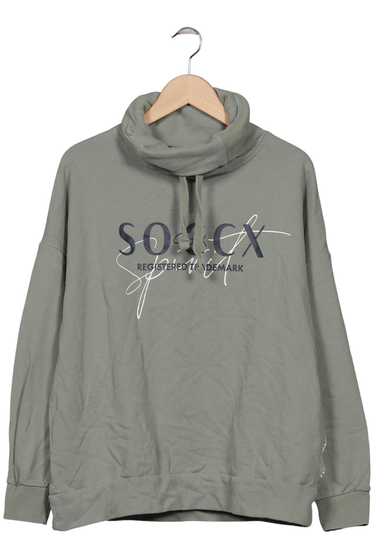 

Soccx Damen Sweatshirt, grün, Gr. 44