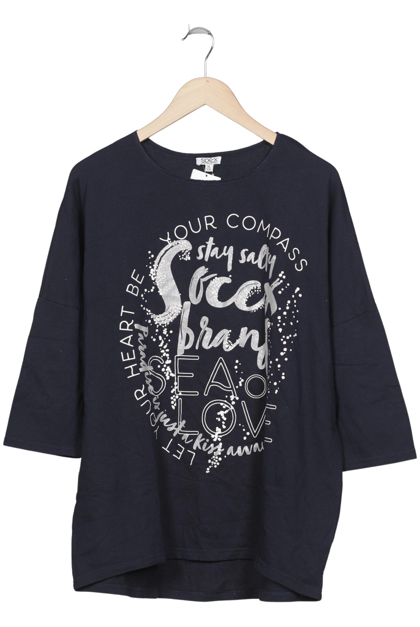 

Soccx Damen Sweatshirt, marineblau, Gr. 44