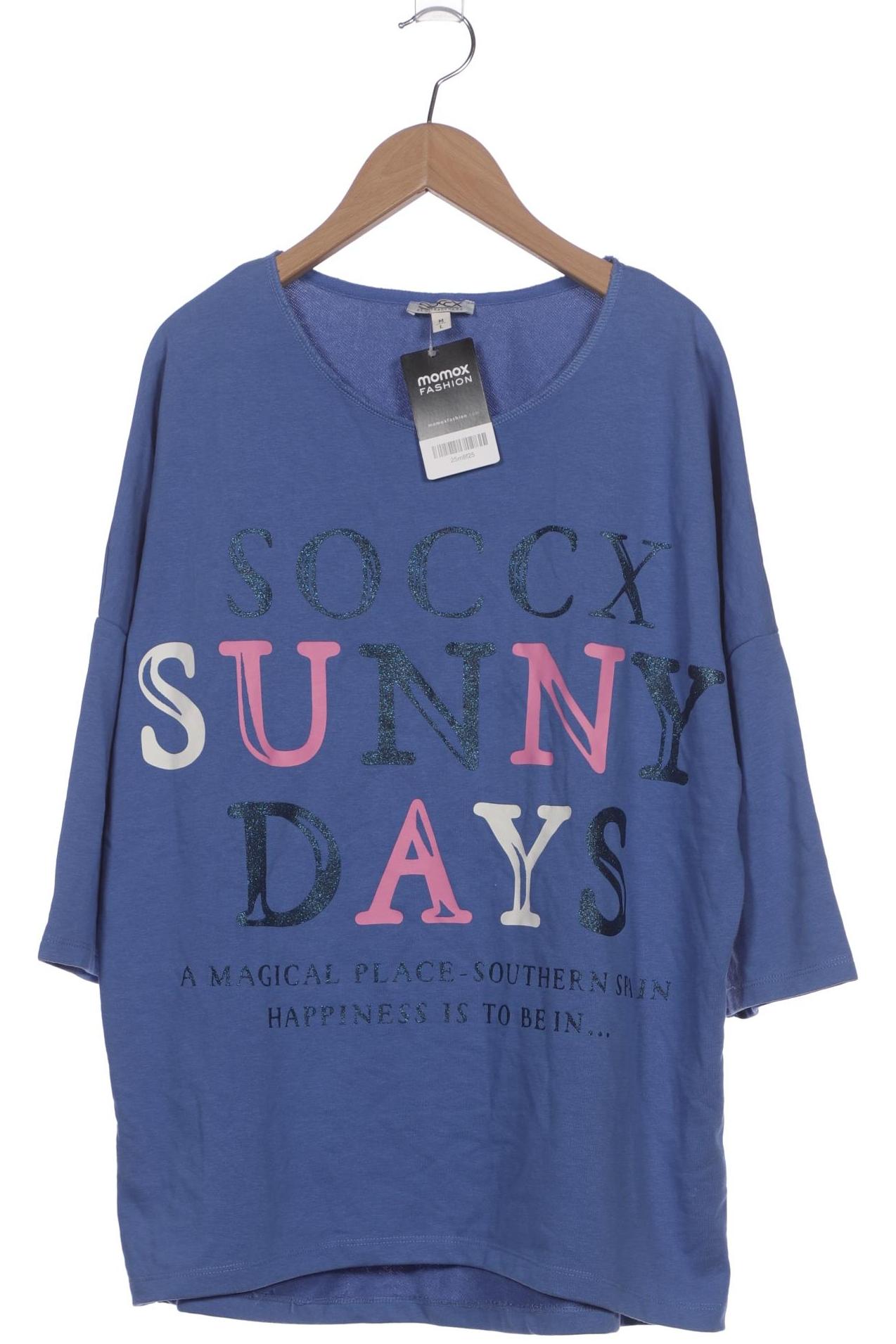 

Soccx Damen Sweatshirt, blau, Gr. 38