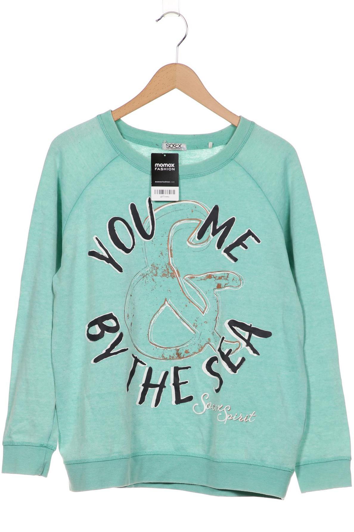 

SOCCX Damen Sweatshirt, türkis