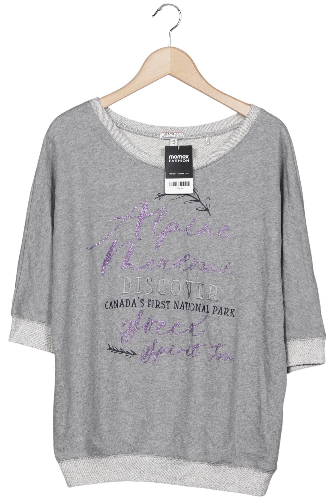 

Soccx Damen Sweatshirt, grau, Gr. 38