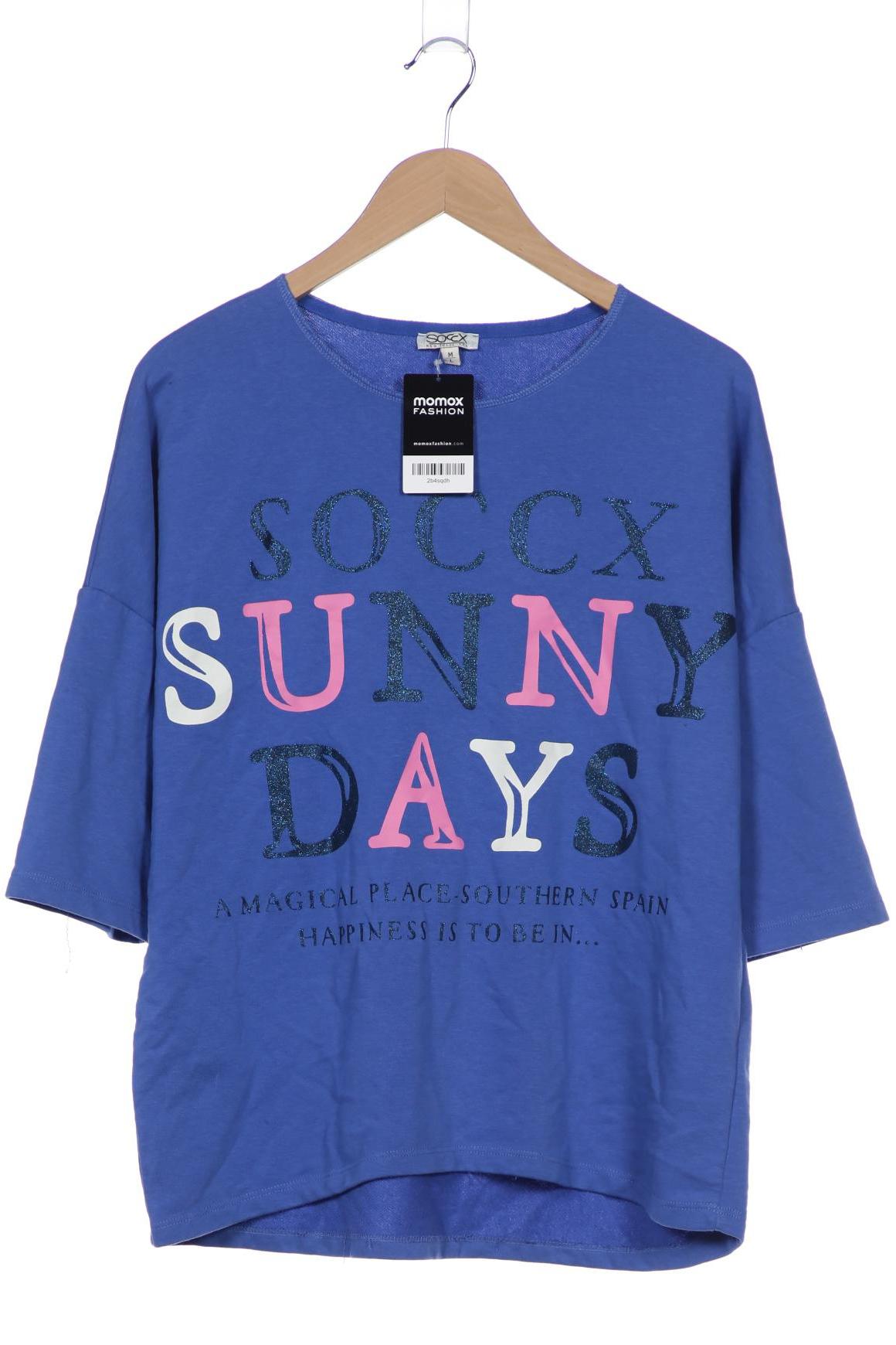 

Soccx Damen Sweatshirt, blau, Gr. 38