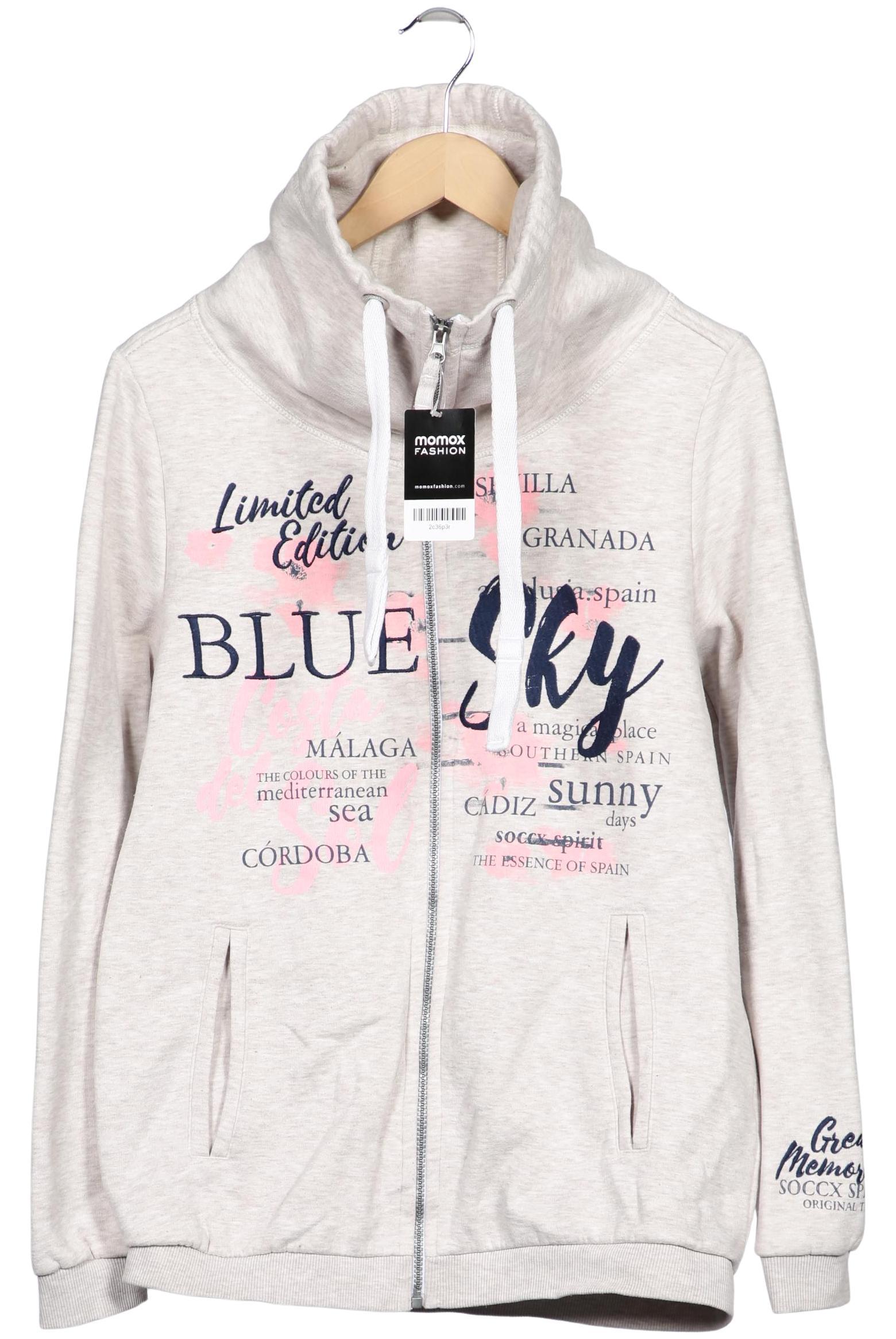 

Soccx Damen Sweatshirt, grau, Gr. 42