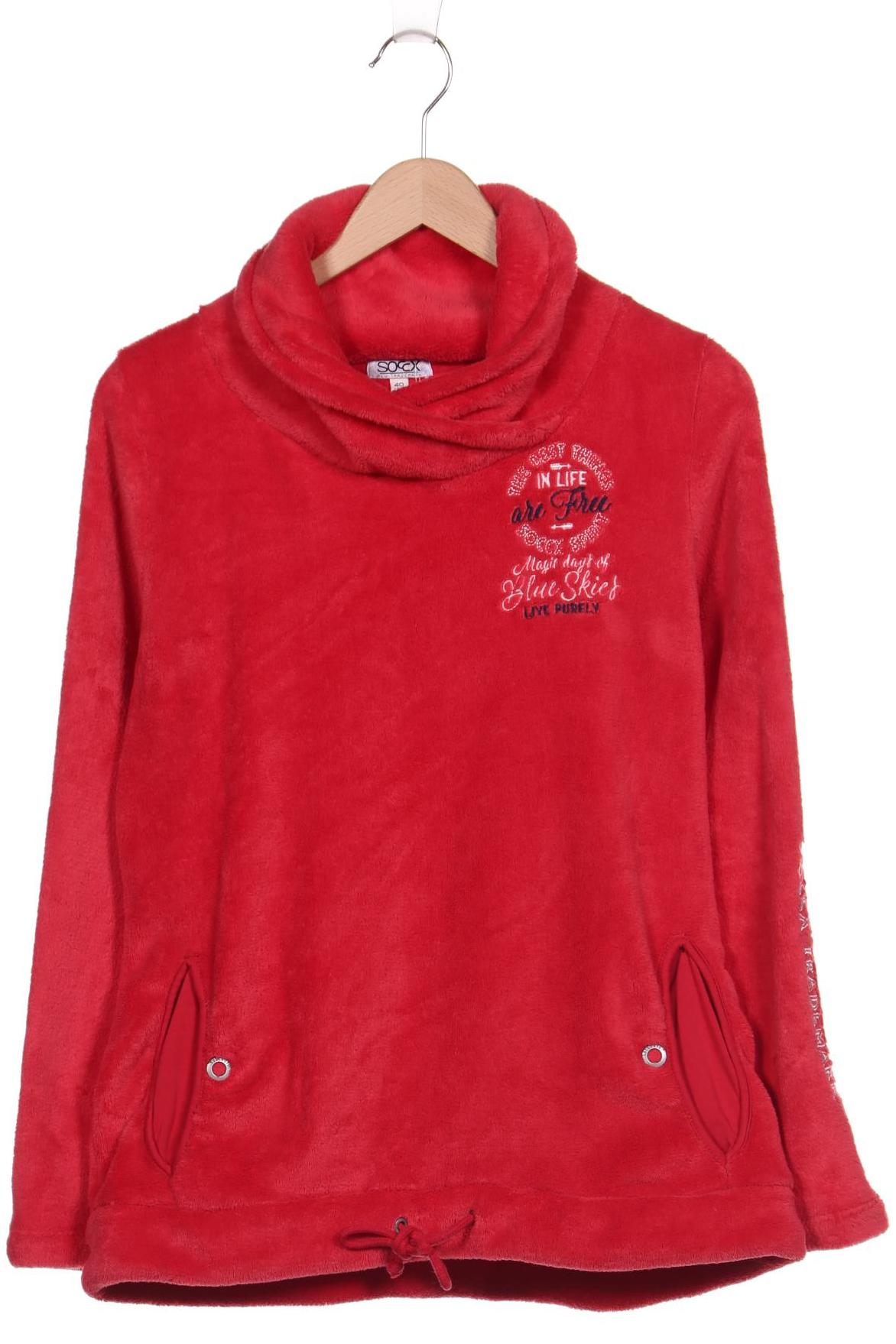 

SOCCX Damen Sweatshirt, rot