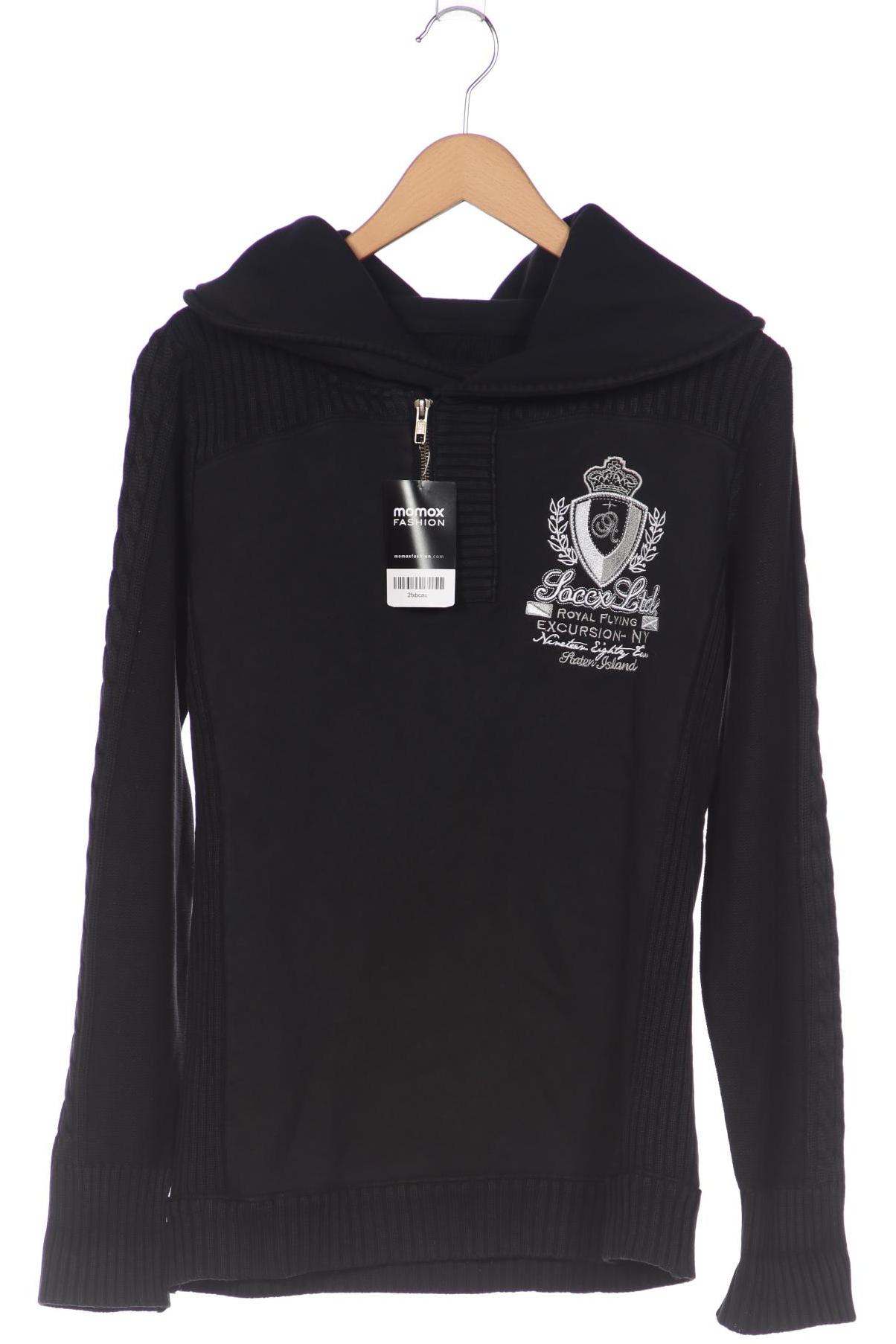 

Soccx Damen Sweatshirt, schwarz, Gr. 44