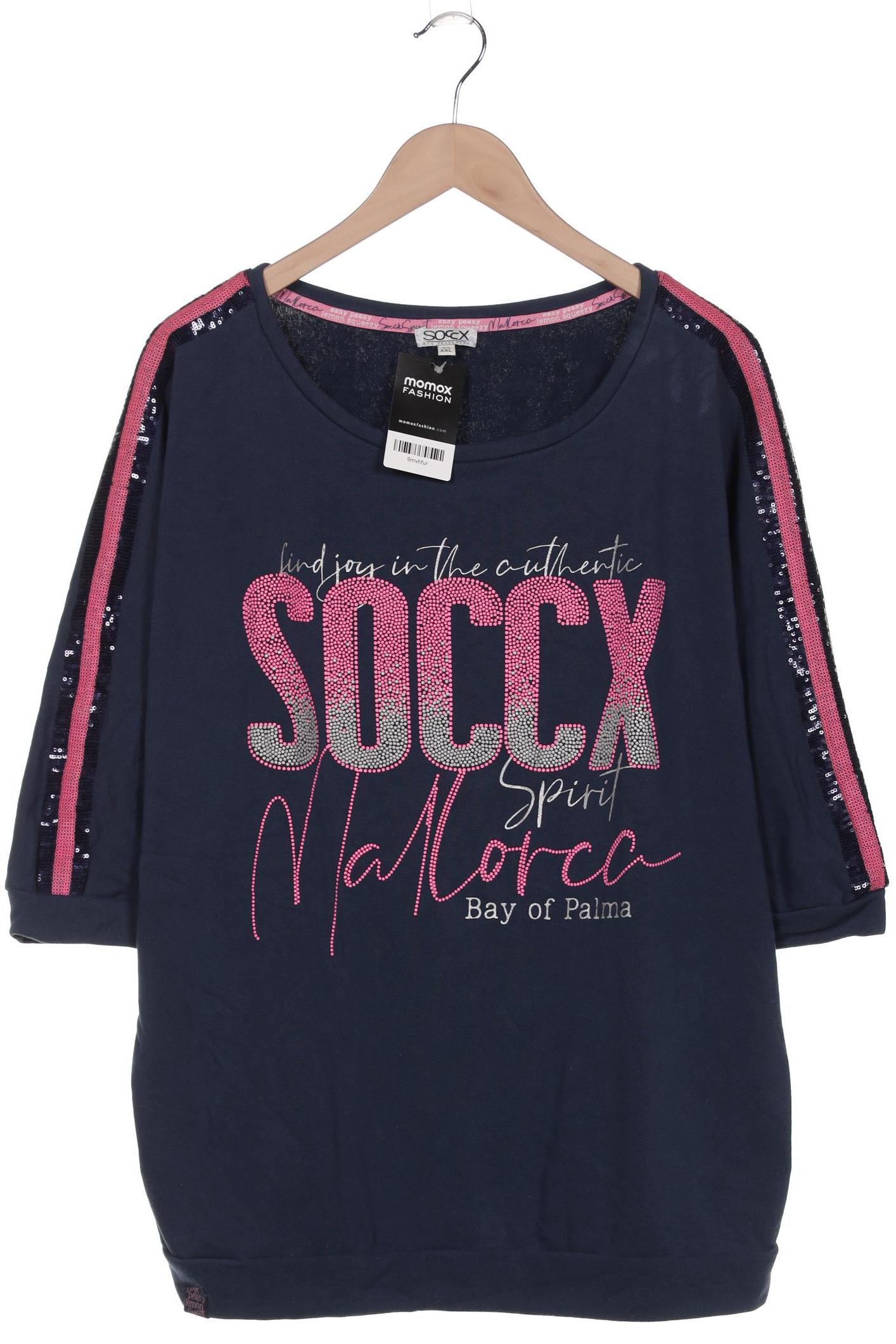 

Soccx Damen Sweatshirt, marineblau, Gr. 44