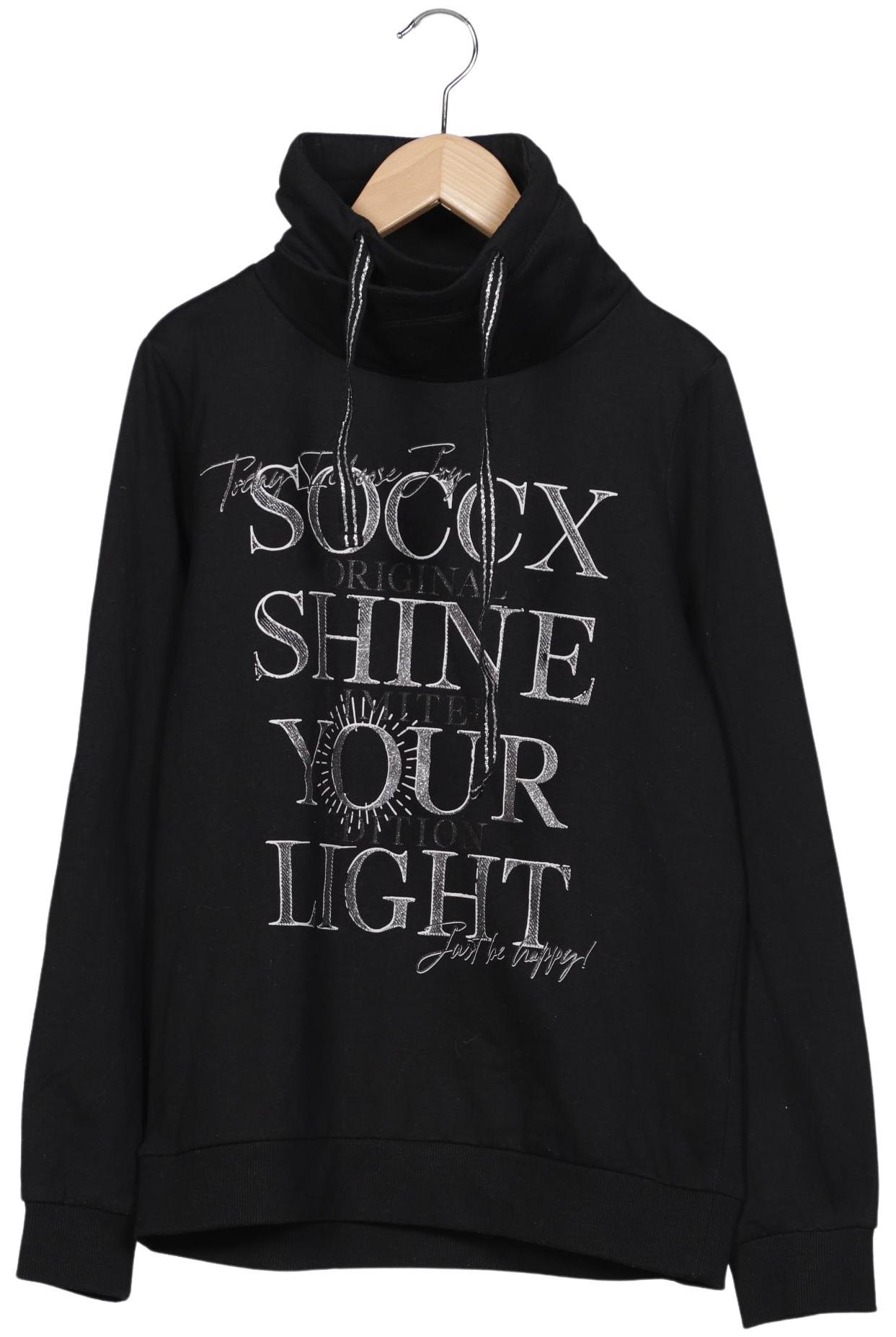 

Soccx Damen Sweatshirt, schwarz, Gr. 38