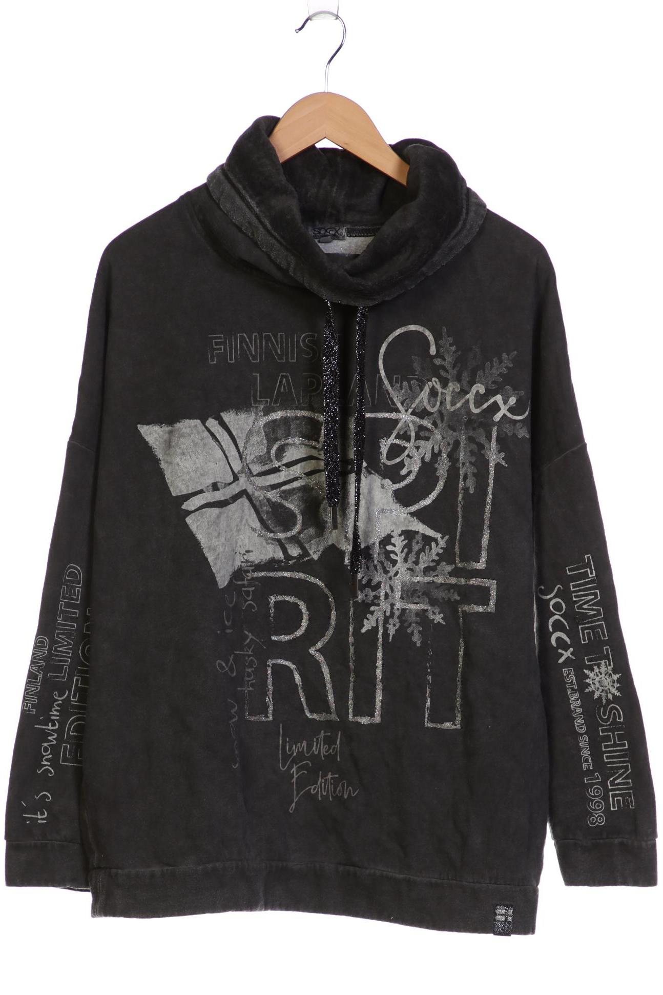 

Soccx Damen Sweatshirt, grau, Gr. 44
