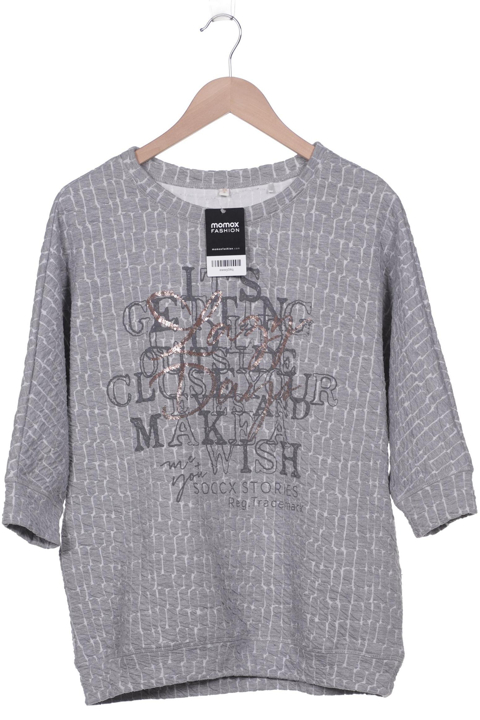

Soccx Damen Sweatshirt, grau, Gr. 36