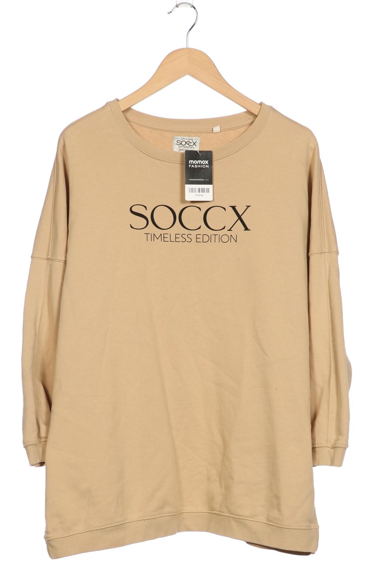 

Soccx Damen Sweatshirt, beige, Gr. 38