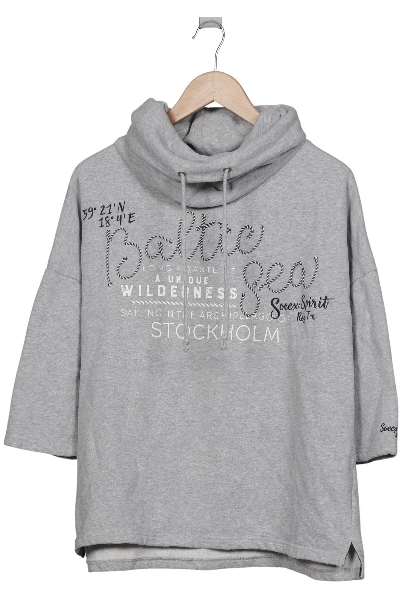 

Soccx Damen Sweatshirt, grau, Gr. 40