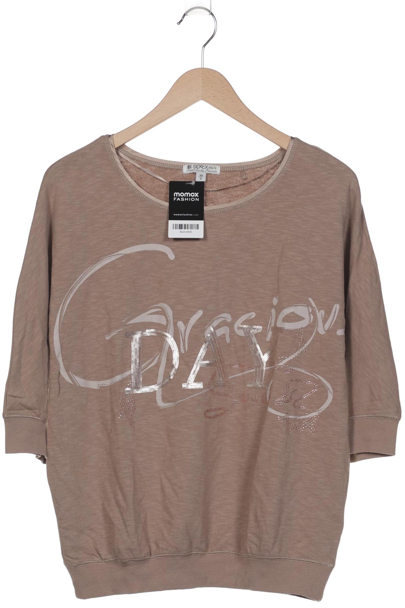 

Soccx Damen Sweatshirt, braun, Gr. 36