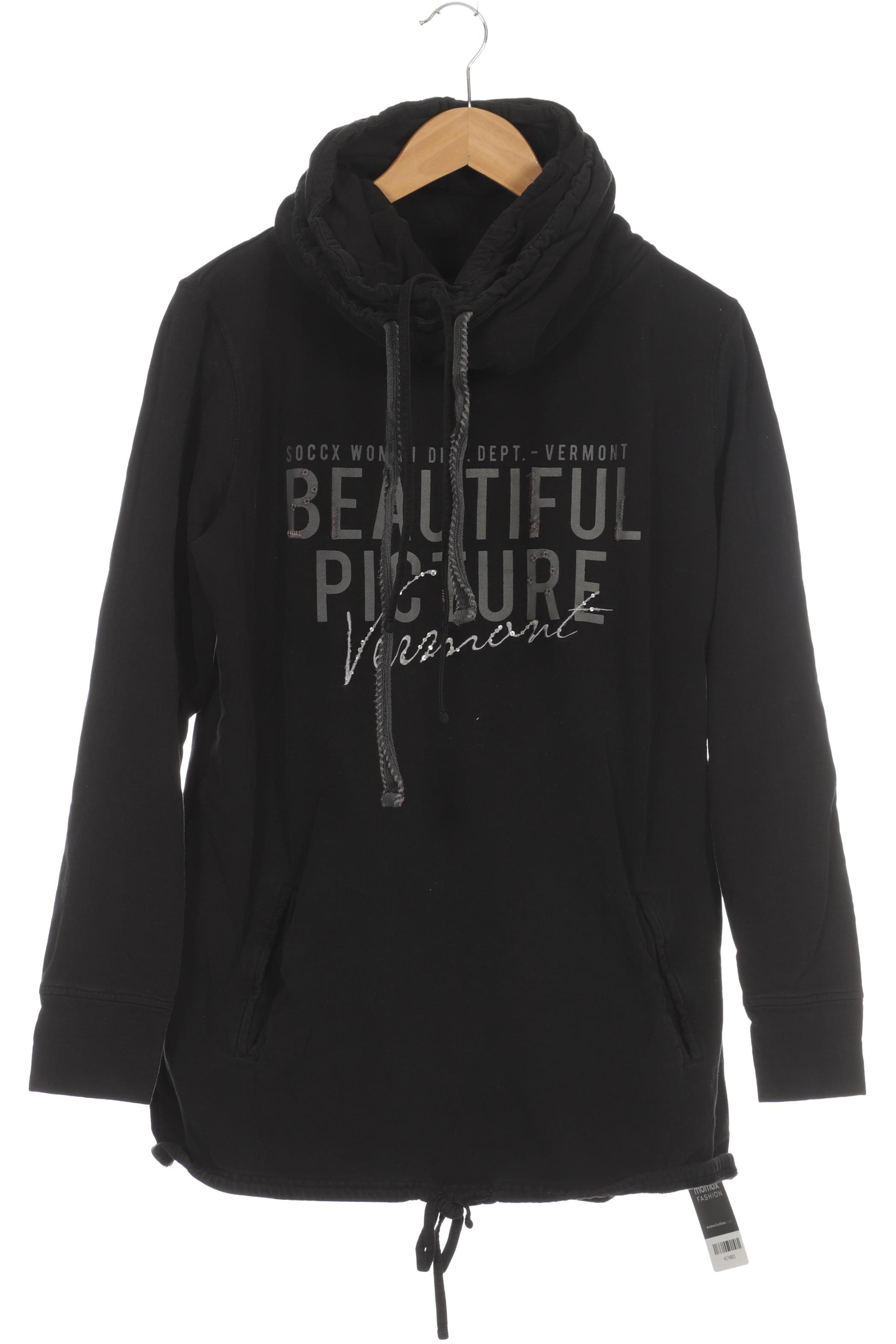 

Soccx Damen Sweatshirt, schwarz, Gr. 42