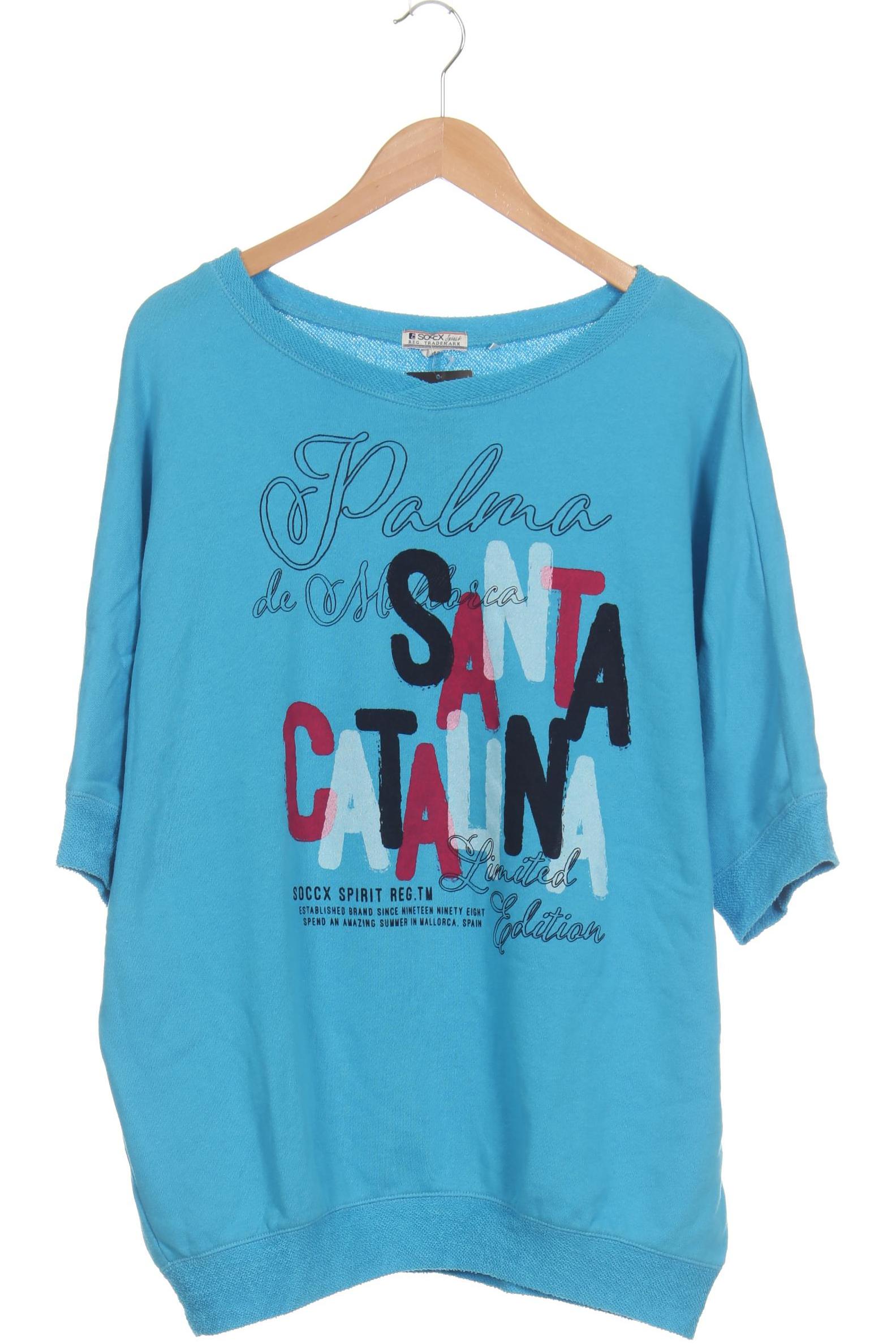 

Soccx Damen Sweatshirt, blau, Gr. 42