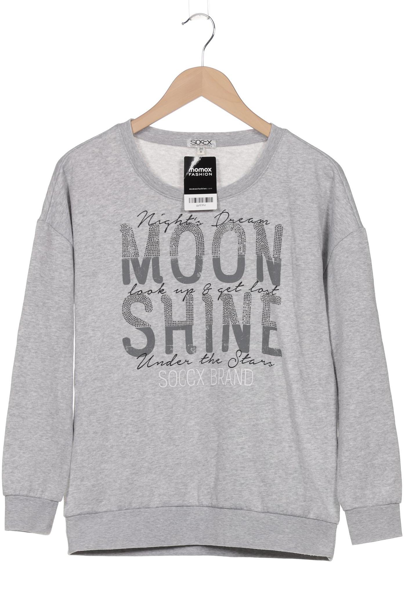 

Soccx Damen Sweatshirt, grau, Gr. 36