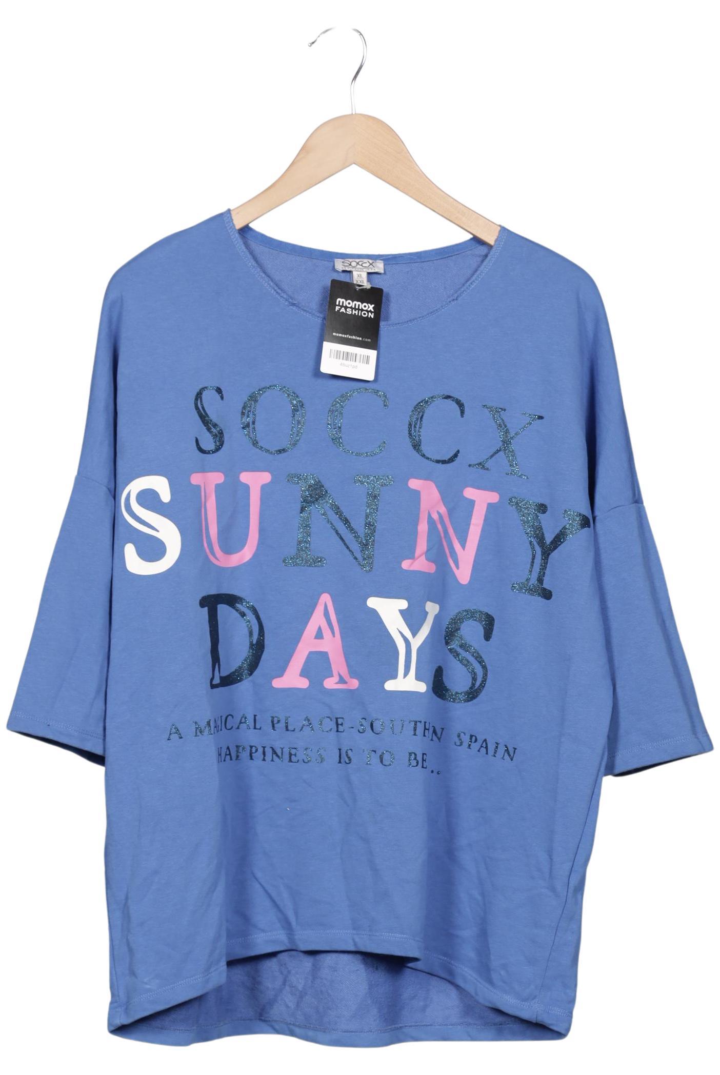 

Soccx Damen Sweatshirt, blau, Gr. 44