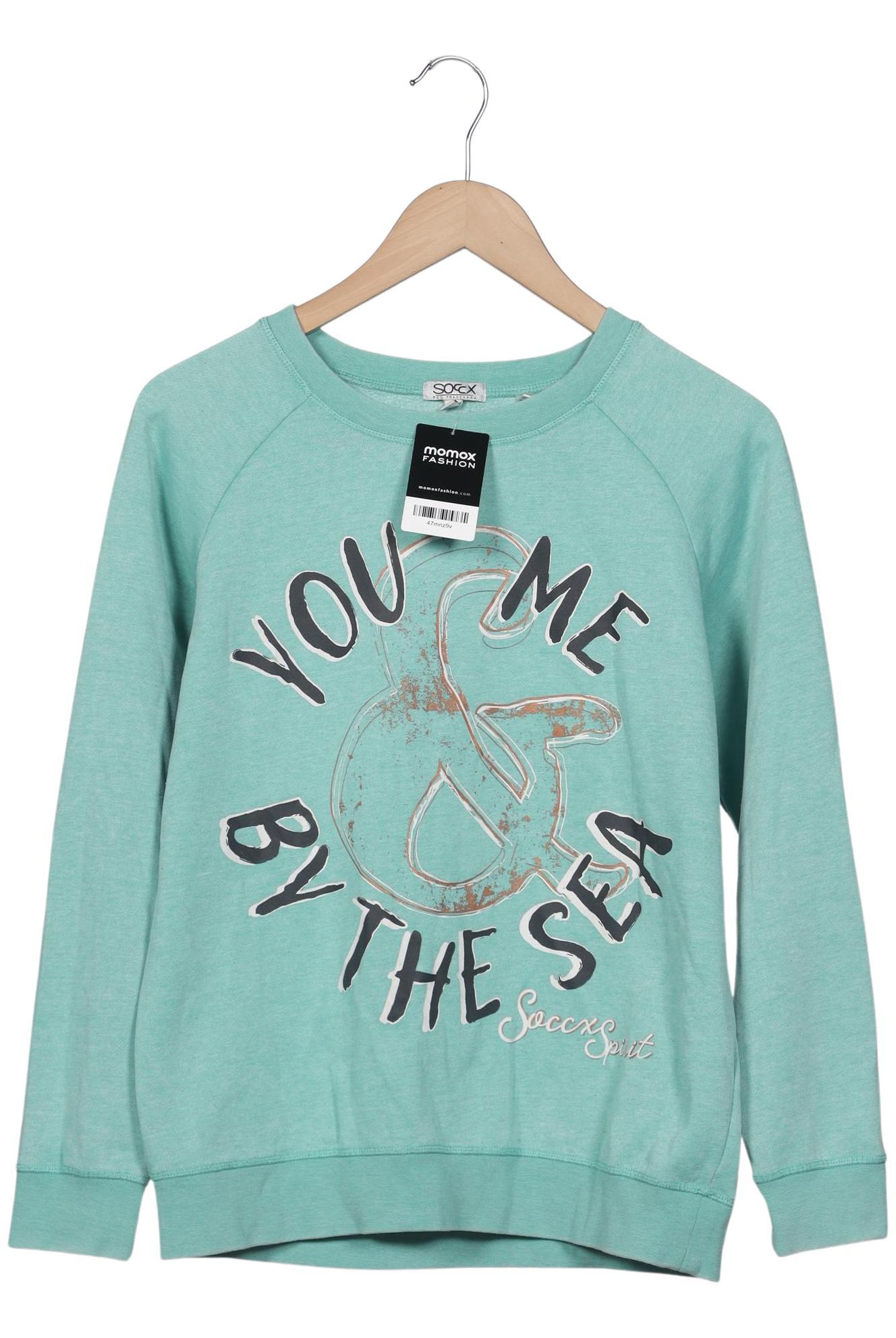 

Soccx Damen Sweatshirt, hellgrün, Gr. 38