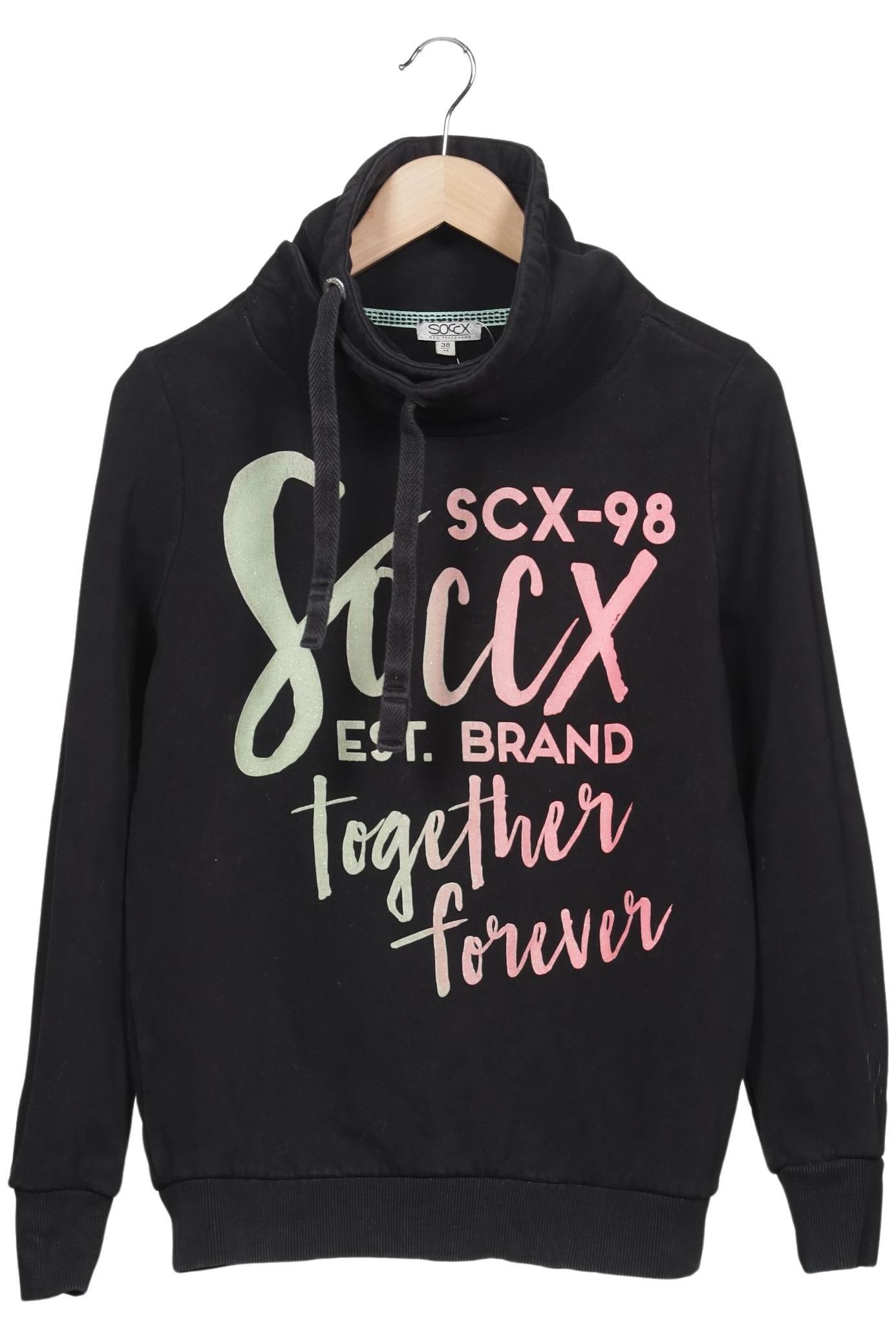 

Soccx Damen Sweatshirt, schwarz, Gr. 38