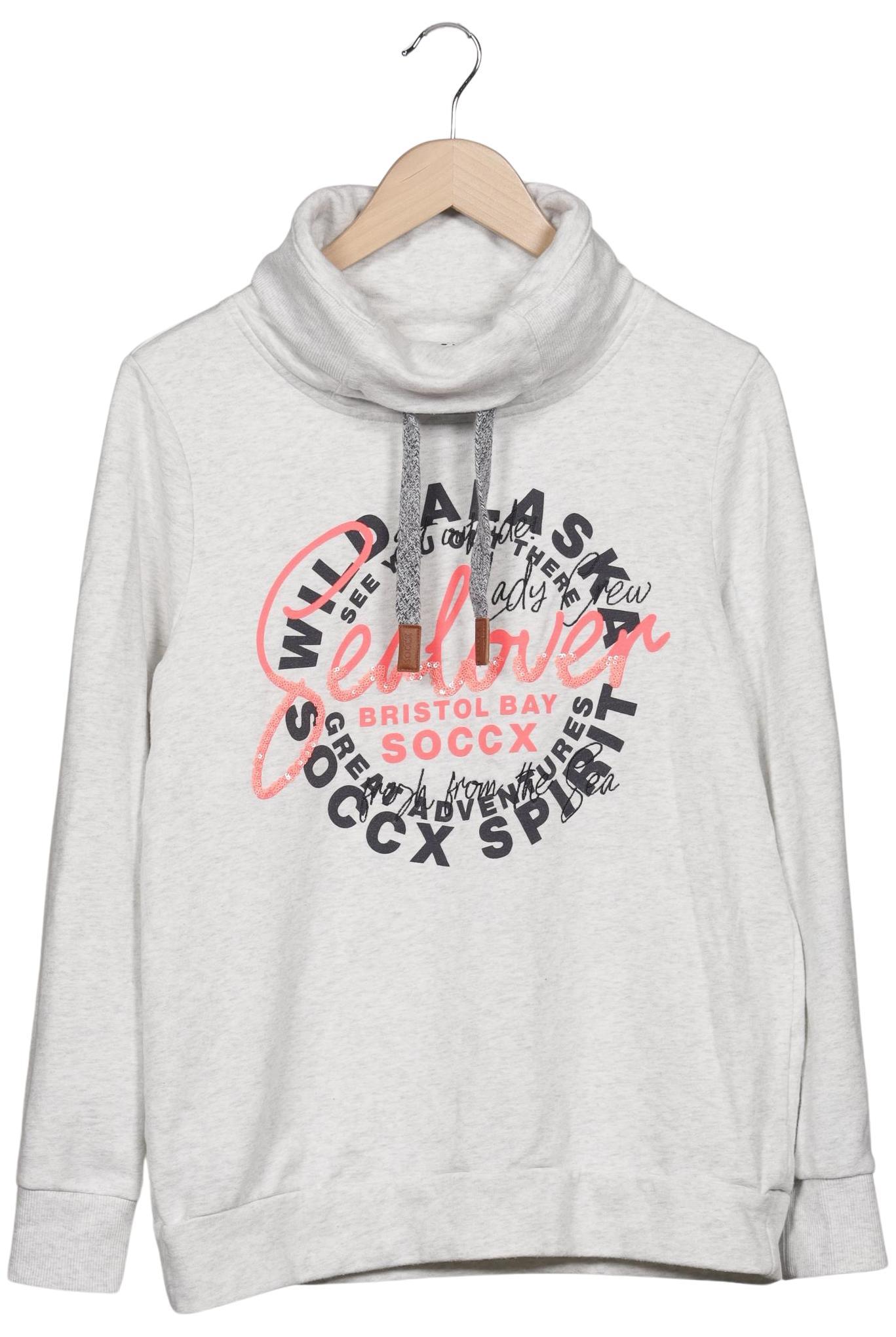 

Soccx Damen Sweatshirt, grau, Gr. 40