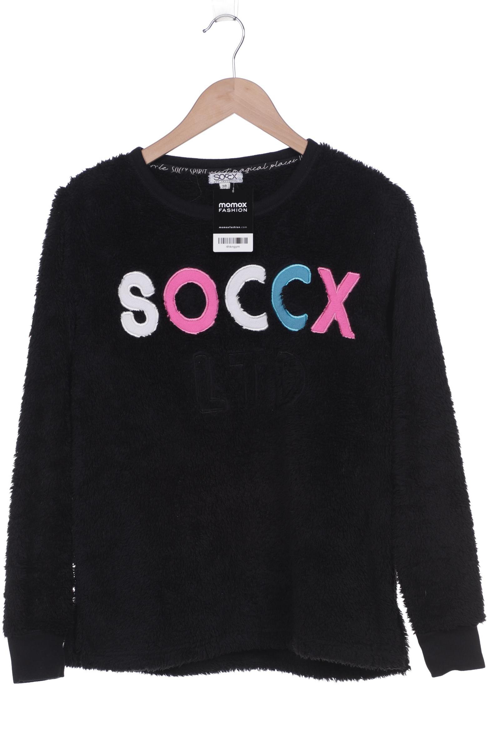 

SOCCX Damen Sweatshirt, schwarz