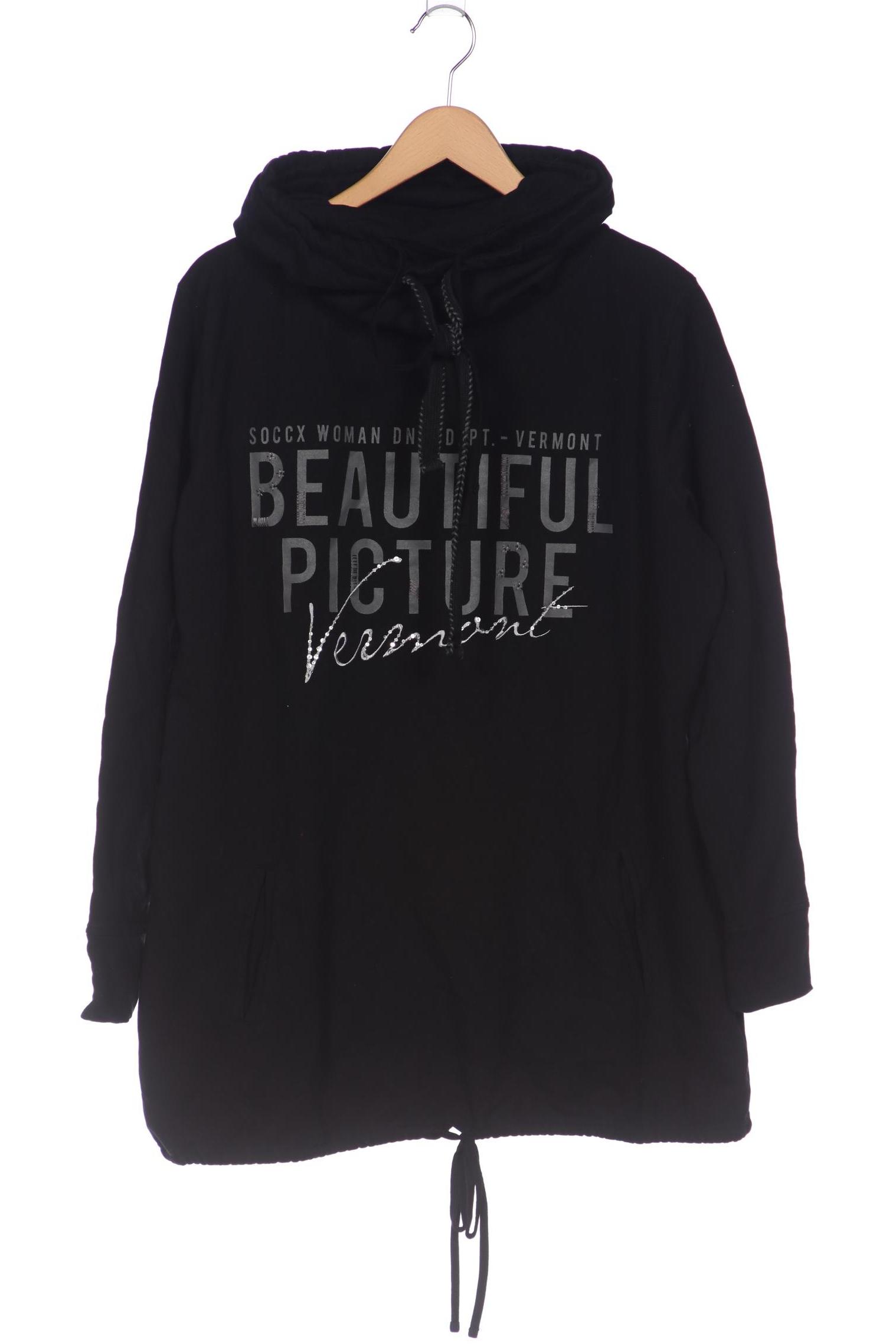 

Soccx Damen Sweatshirt, schwarz, Gr. 44