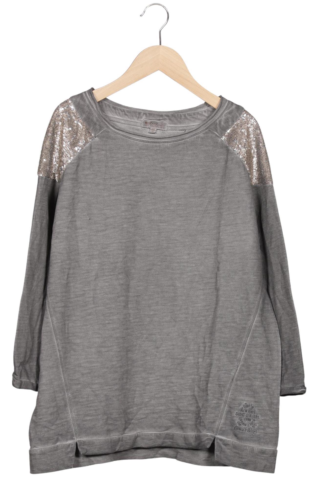

Soccx Damen Sweatshirt, grau, Gr. 38