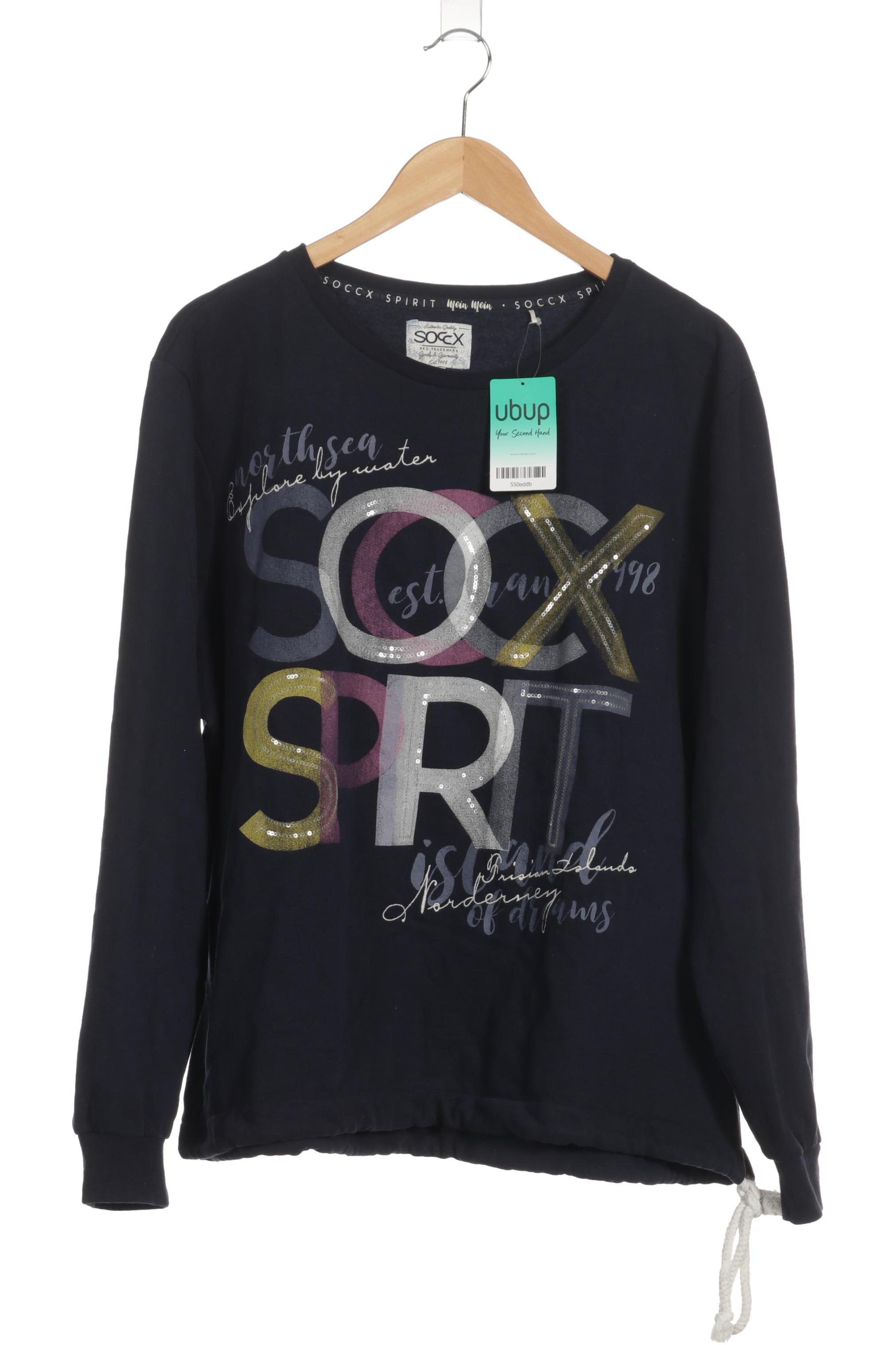 

Soccx Damen Sweatshirt, blau, Gr. 46