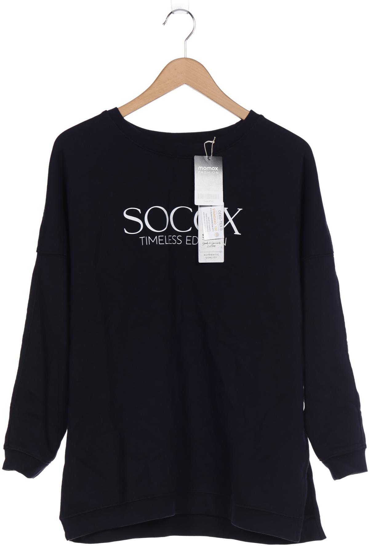 

SOCCX Damen Sweatshirt, marineblau