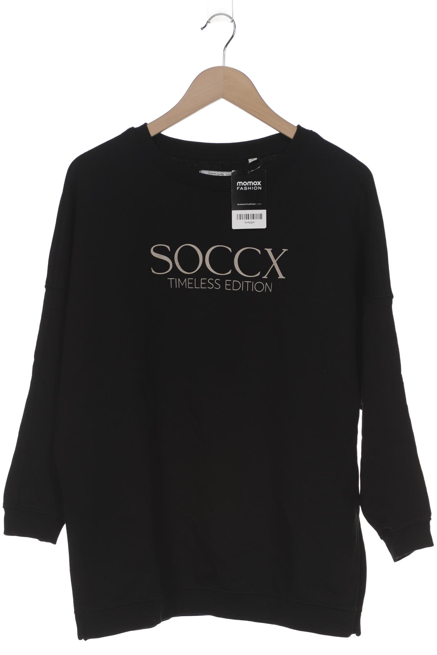 

Soccx Damen Sweatshirt, schwarz, Gr. 36