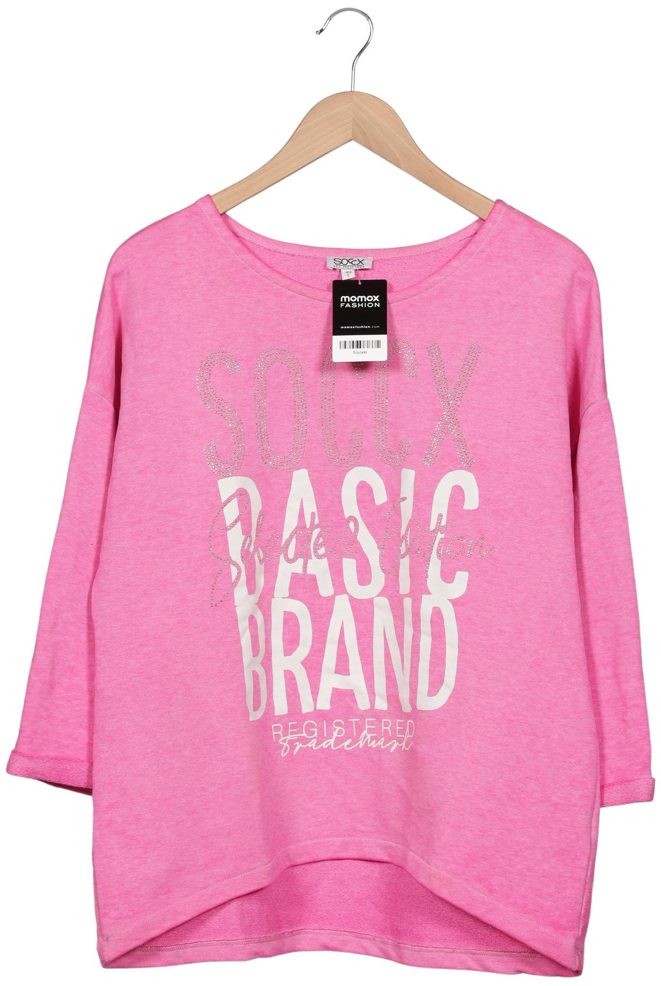 

Soccx Damen Sweatshirt, pink, Gr. 40