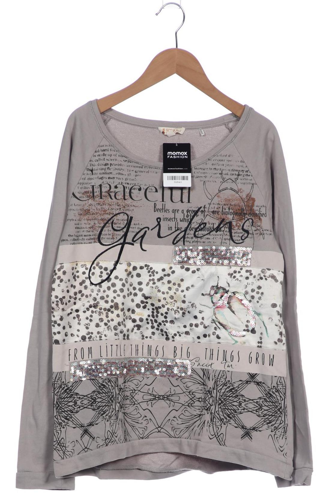 

Soccx Damen Sweatshirt, grau, Gr. 36
