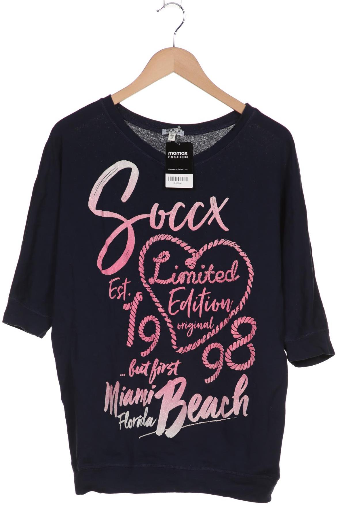 

Soccx Damen Sweatshirt, marineblau, Gr. 38