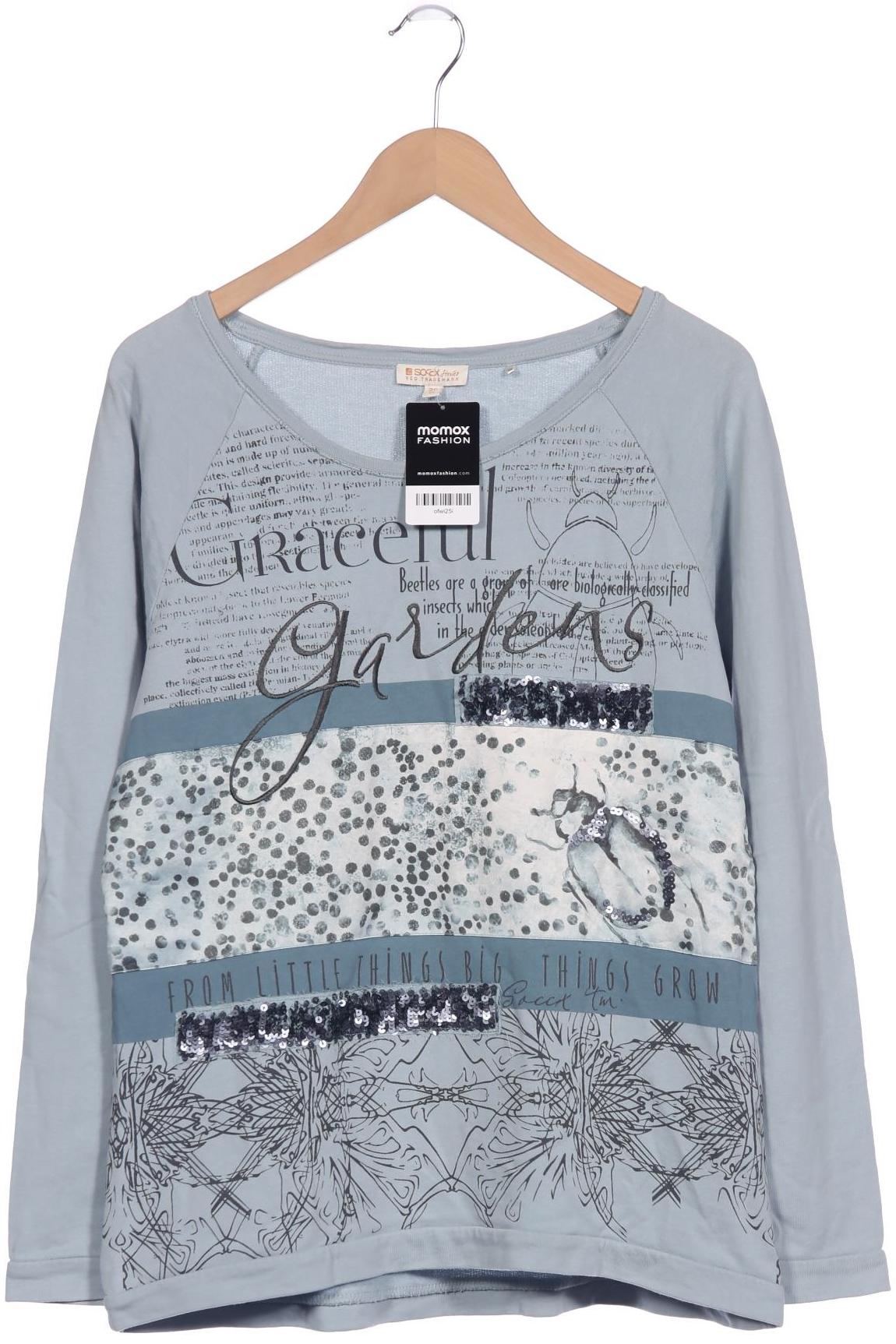 

Soccx Damen Sweatshirt, hellblau, Gr. 38