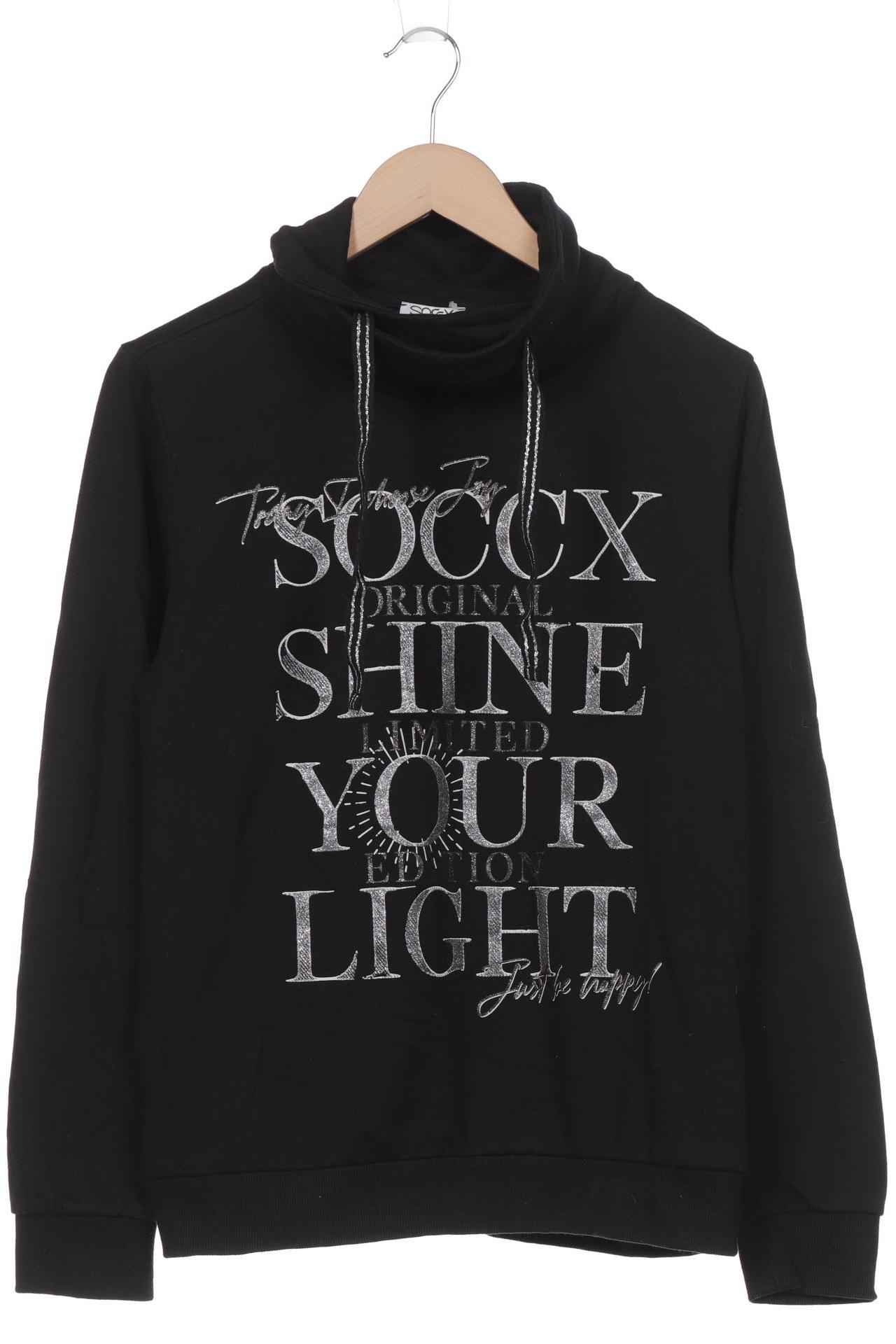 

SOCCX Damen Sweatshirt, schwarz