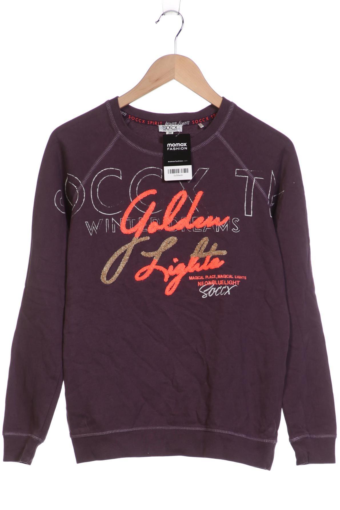 

Soccx Damen Sweatshirt, flieder, Gr. 36