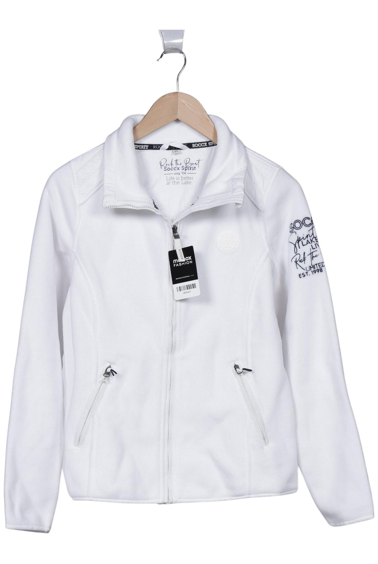

Soccx Damen Sweatshirt, weiß, Gr. 34