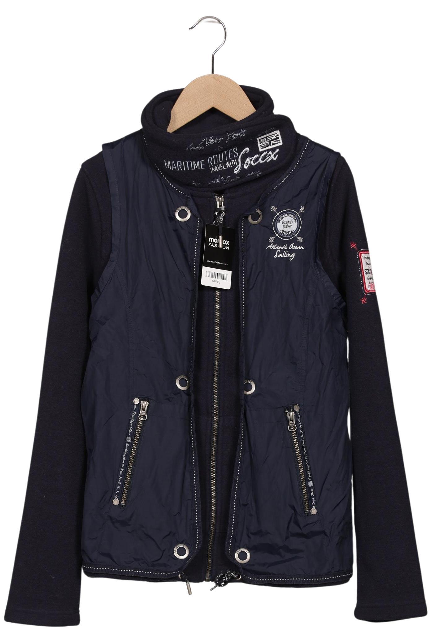 

Soccx Damen Sweatshirt, marineblau, Gr. 38