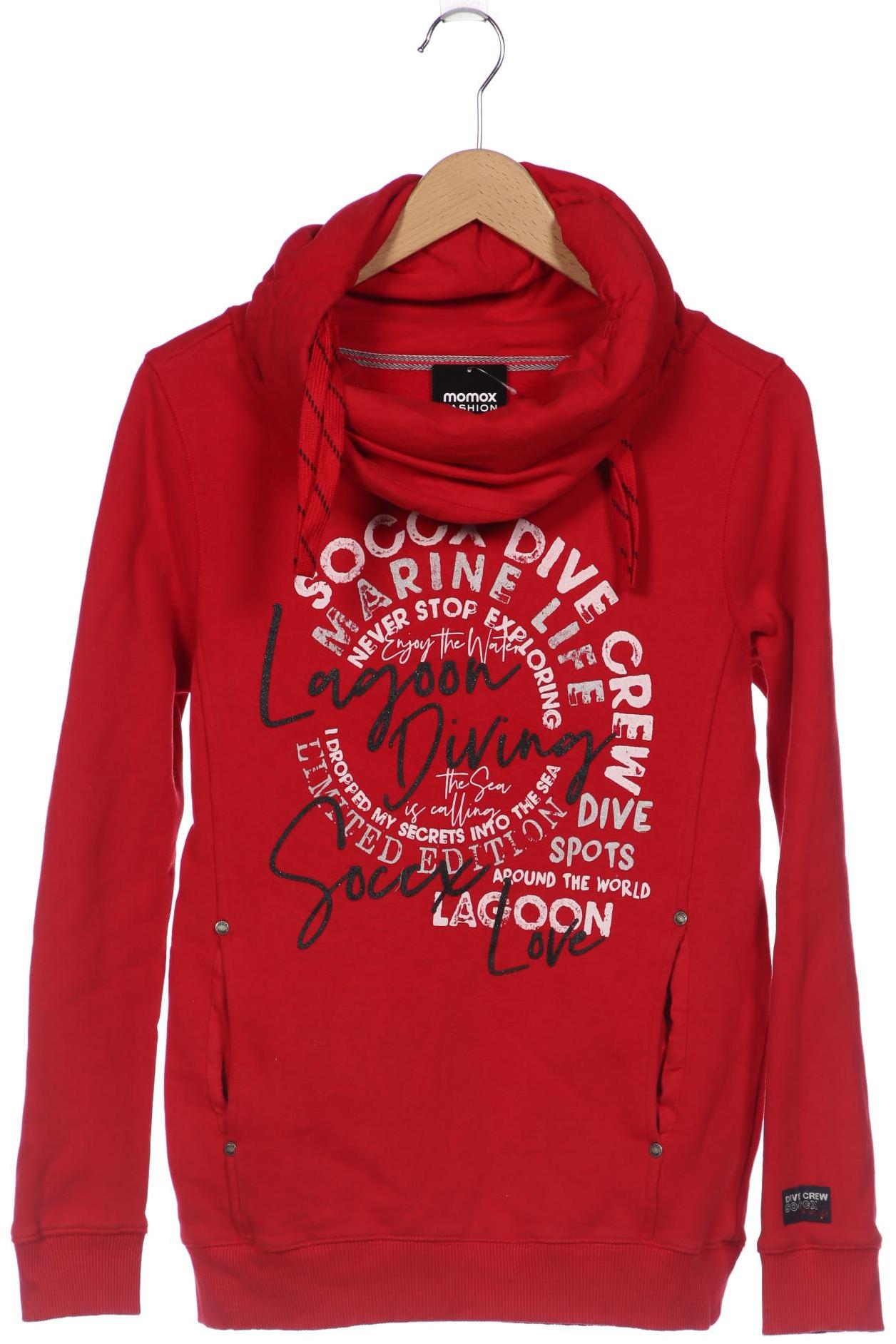 

Soccx Damen Sweatshirt, rot, Gr. 38