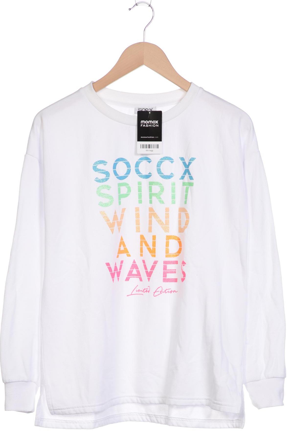 

SOCCX Damen Sweatshirt, weiß