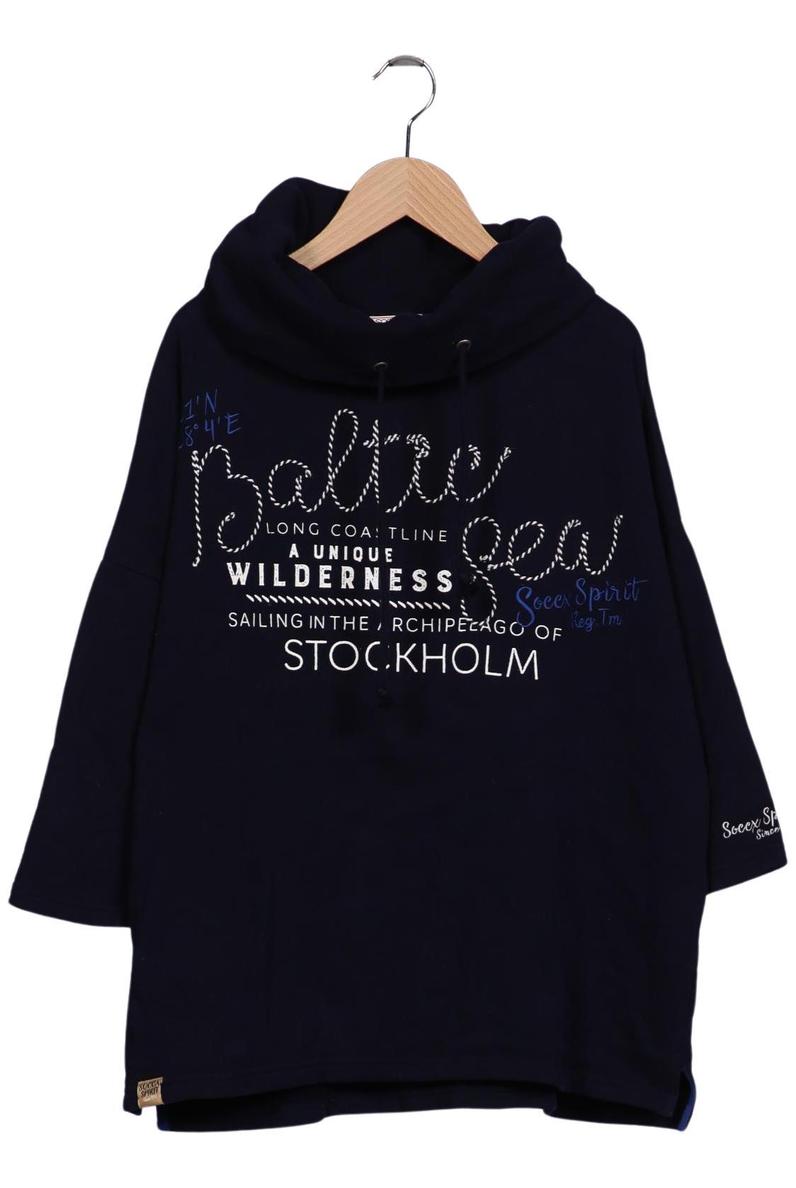 

Soccx Damen Sweatshirt, marineblau, Gr. 40