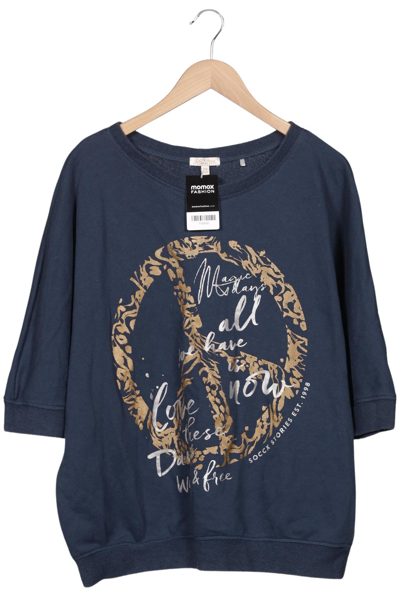 

Soccx Damen Sweatshirt, marineblau, Gr. 44