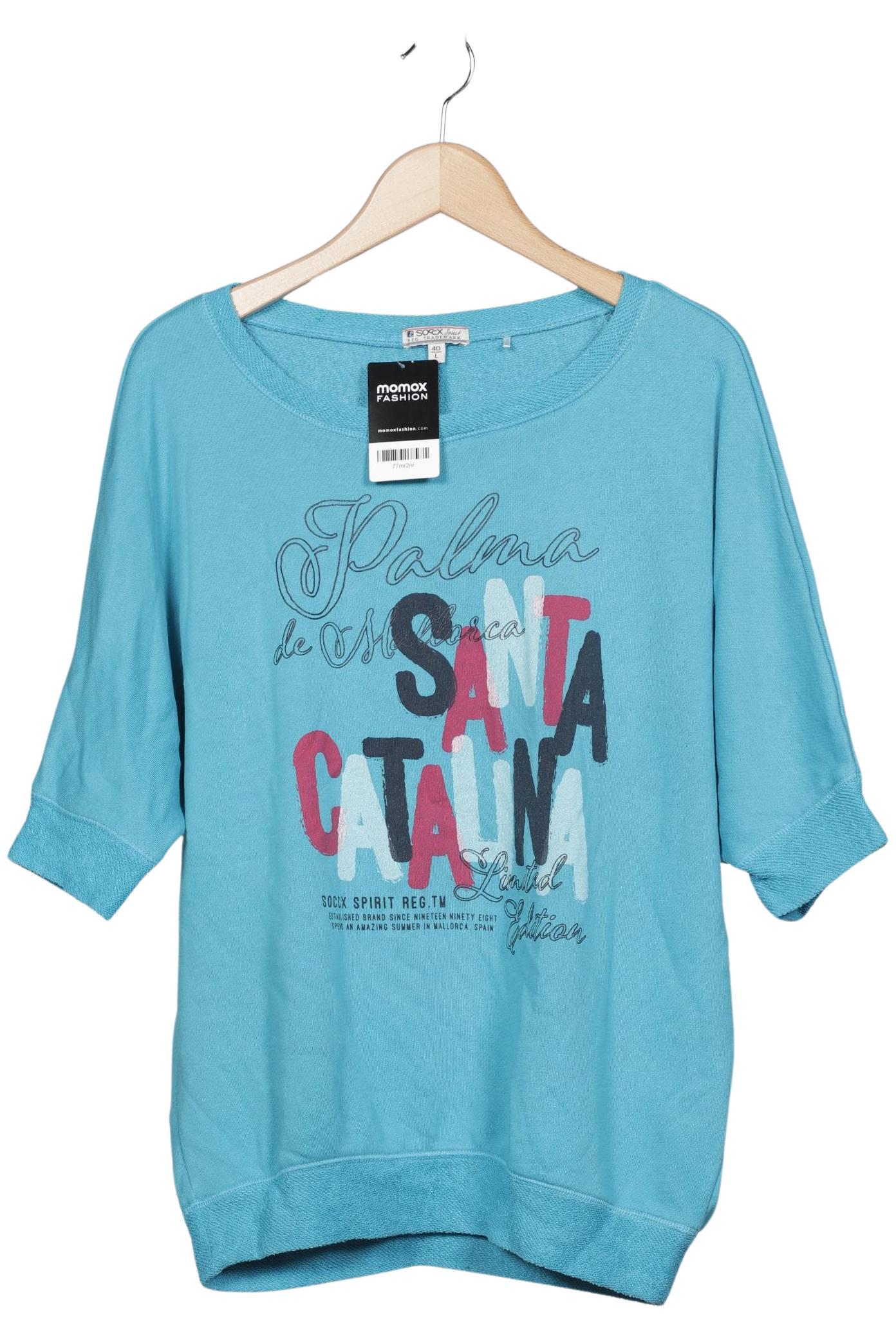 

Soccx Damen Sweatshirt, türkis, Gr. 40