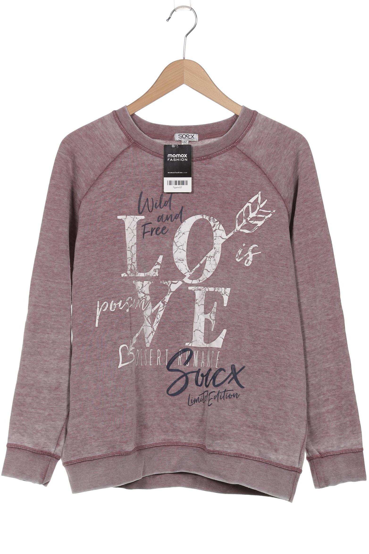 

Soccx Damen Sweatshirt, pink, Gr. 42